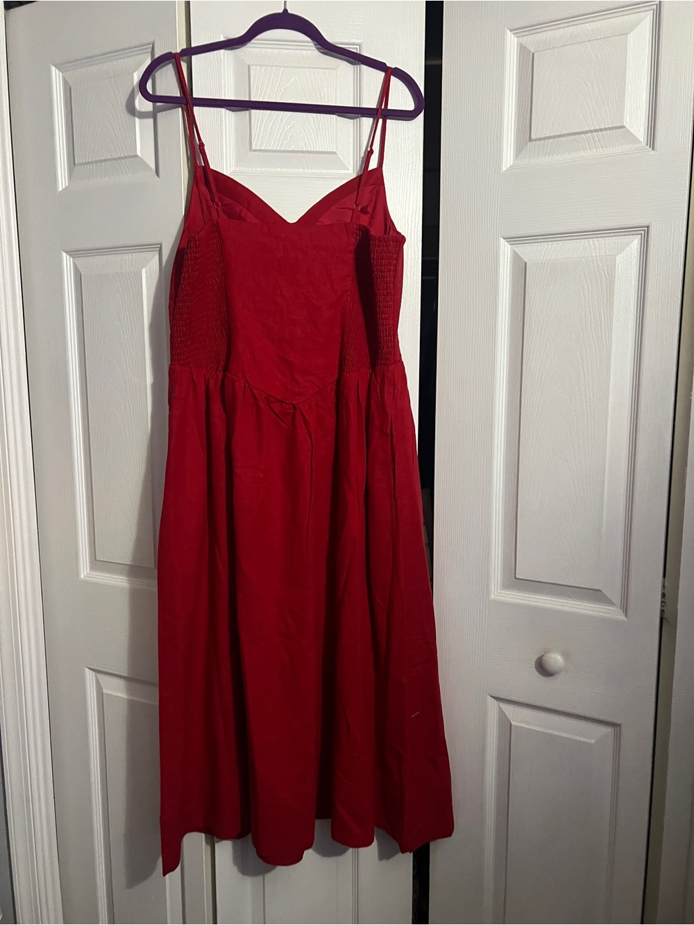 Christian Lacroix Red Spaghetti Strap Maxi Dress - Picture 8 of 12